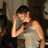 A dancer takes the stage
