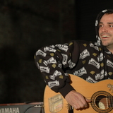 Jonny performs on Jay Purdy's guitar.